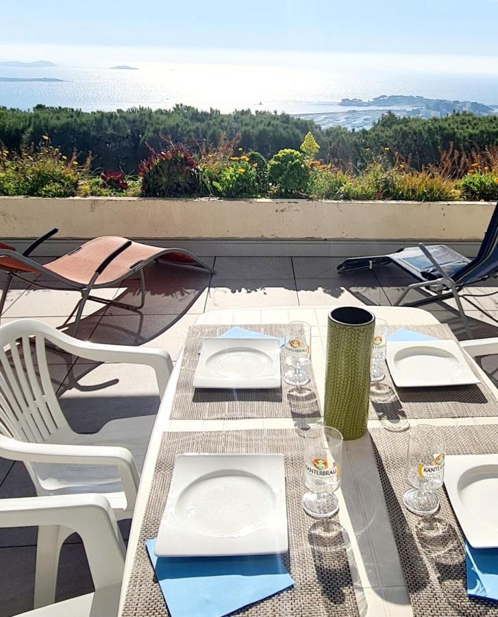 Vue Mer Panoramique Et Piscine Бандол Екстериор снимка